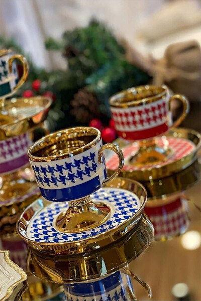 Goose Foot 6-Piece Footed Cup Set - KOSOVA (1)