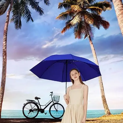 Goothdurs Compact Travel Umbrella Windproof Portable Folding Automatic Umbrellas - 3