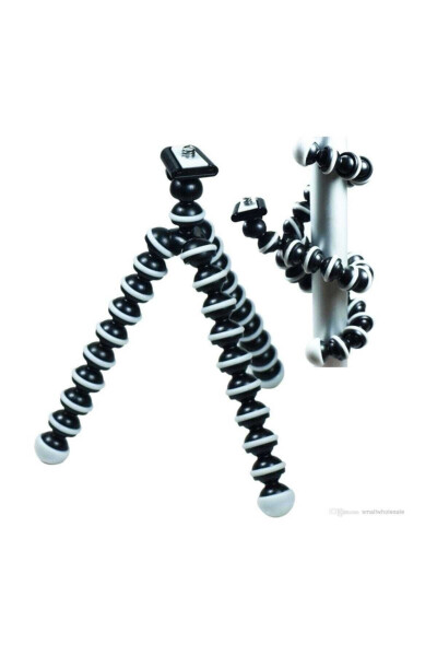Gopro Compatible 26 Cm Gorilla Octopus Tripod + Practical Phone Holder - ASFAL (1)