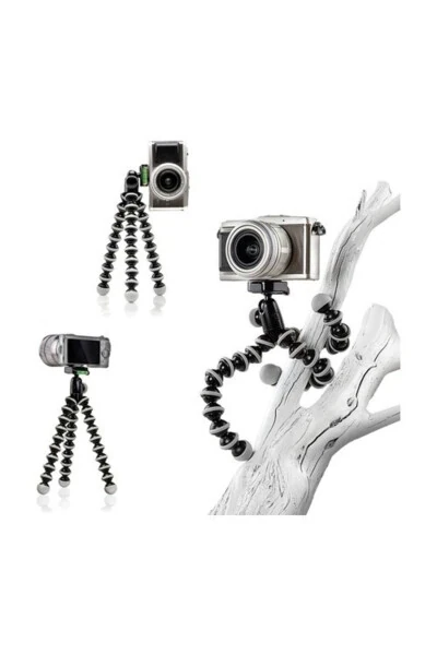 Gopro Uyumlu 26 Cm Gorilla Ahtapot Tripod + Pratik Telefon Tutucu - Modazone
