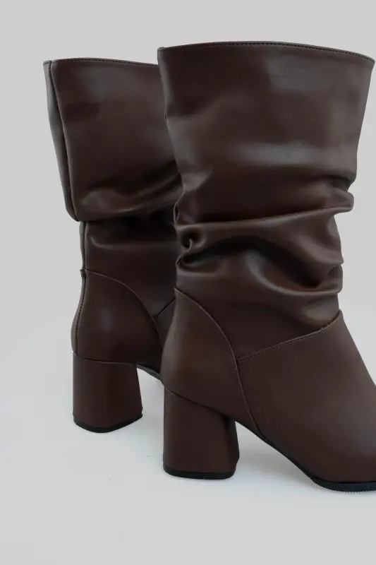 Gored Heeled Boot Bitter Coffee-Bitter Coffee - 6