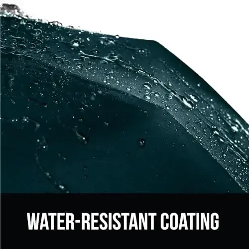 GORILLA GRIP Kuchli Shamoldan Himoya Qiluvchi Yopish Kompakt Soyabon Yomg'ir uchun, Bir marta bosish bilan Avtomatik Ochish va Yopish, Bardoshli Tez Quriydigan Suv o'tkazmaydigan Material, Yengil, Portativ, Sayohat Hajmi Ryukzakka mos, Hunter Green - 6