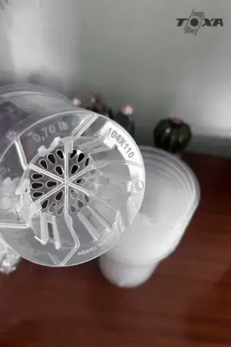 Горшок для выращивания орхидей 12 шт. 0,75 л Прозрачный пластиковый горшок - 3