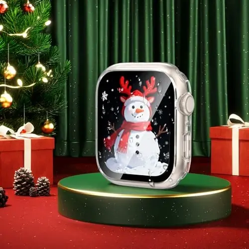 Goton 2 in 1 Waterproof Case Compatible for Apple Watch Series 11/10 Screen Protector 42mm, 360 Protective Glass Face Cover Hard PC Bumper + Back Frame for iWatch Accessories 42 mm - 5