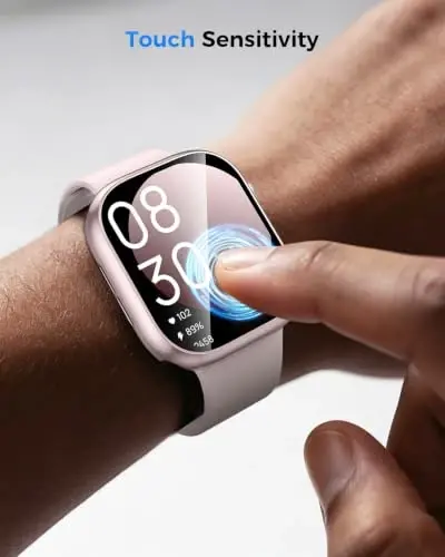 Goton Water-Resistant Screen Protector Case for Apple Watch 40mm SE/6/5/4 | Hard PC Case with Tempered Glass & Hollow Back Cover for SE 3/2/1 & Series 6/5/4, IP67 Waterproof & Anti-Fog Sensitive Touch - 5