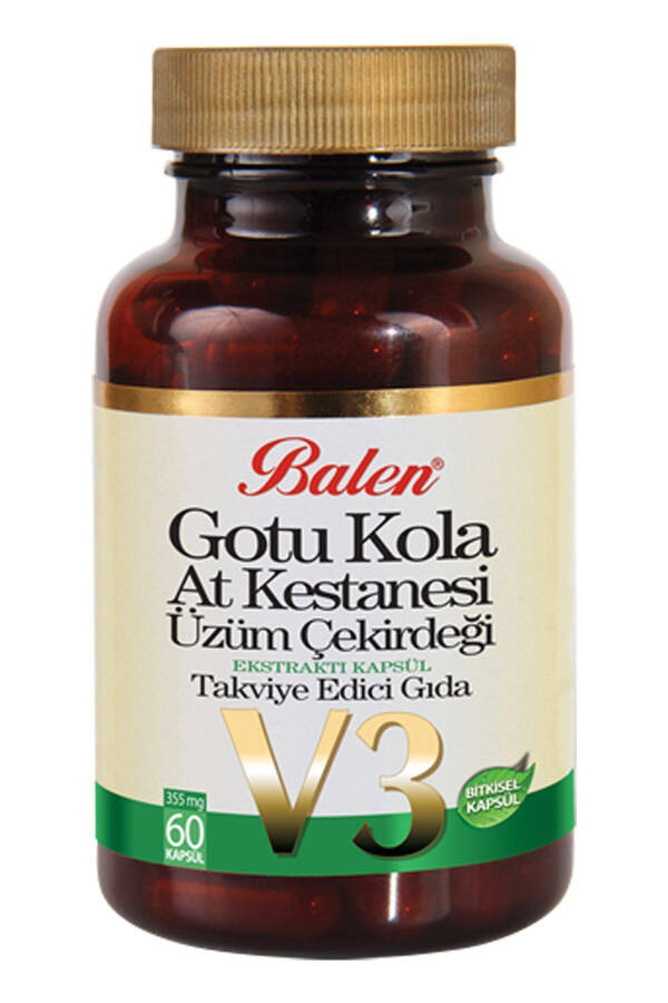 Gotu Kola Horse Chestnut Grape Seed 60 Capsules - 1