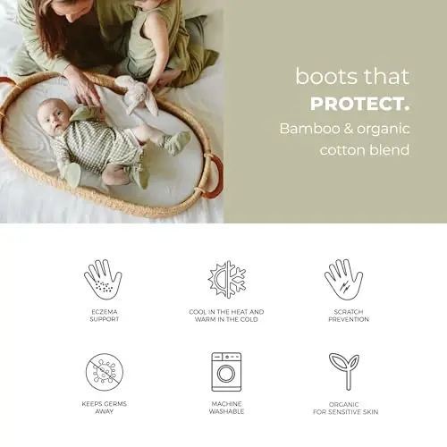 goumikids Viscose Made from Bamboo Cotton Stay-On Boots - 6