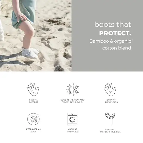 goumikids Viscose Made from Bamboo Cotton Stay-On Boots - 6