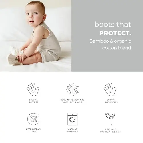 goumikids Viscose Made from Bamboo Cotton Stay-On Boots - 6