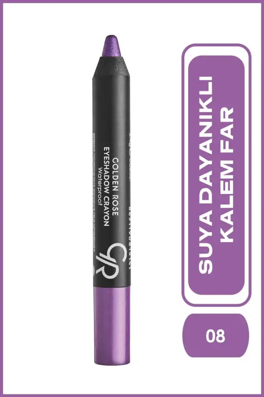 Eyeshadow Crayon Waterproof 08 Kalem Far 2,4 g - K-GEC-008 - 4