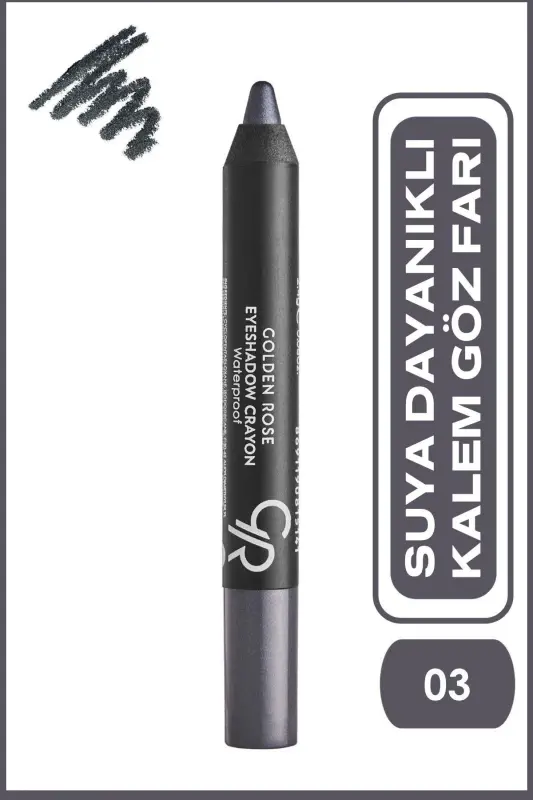 Eyeshadow Crayon Waterproof 03 Kalem Far 2,4 g - K-GEC-003 - 5