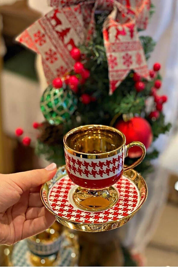 G'oz Oyoqlari 6 Donali Oyoqli Chashka To'plami - 5