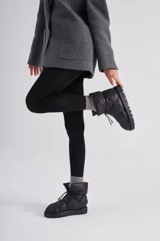 G'oz patli unisex bot Metallic seriyasi Jet Black-Moviy - 5