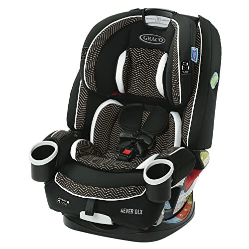 Graco 4Ever DLX 4'ü 1 Arada, 10 Yıl Kullanım Bebekten Çocuğa Oto Koltuğu, Zagg, Arkalı, Ön Bakışlı, Yüksek Sırtlı Takviye ve Sırtıksız Takviye Koltuğu Seçenekleri Dahil - 7