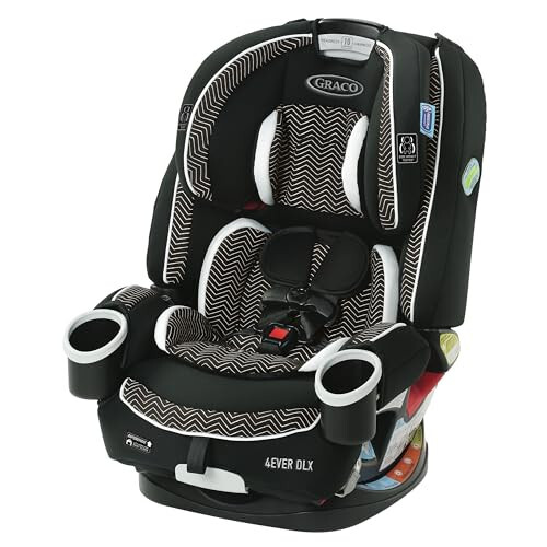 Graco 4Ever DLX 4'ü 1 Arada, 10 Yıl Kullanım Bebekten Çocuğa Oto Koltuğu, Zagg, Arkalı, Ön Bakışlı, Yüksek Sırtlı Takviye ve Sırtıksız Takviye Koltuğu Seçenekleri Dahil - 1