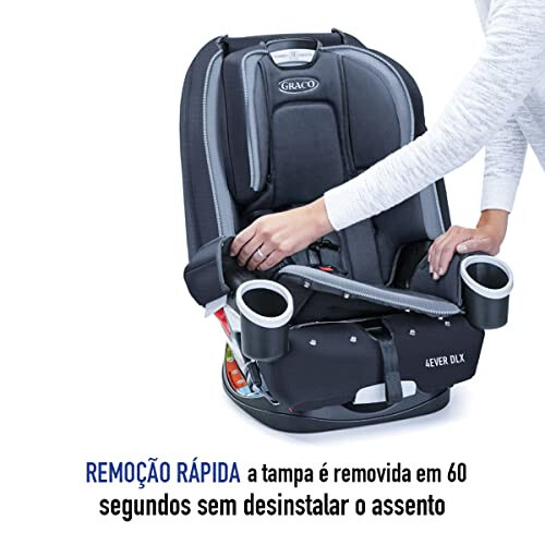 Graco 4Ever DLX 4'ü 1 Arada Oto Koltuğu, Bebekten Çocuk Oto Koltuğu, 10 Yıl Kullanım, Bryant, 20x21.5x24 İnç (1'li Paket) - 10