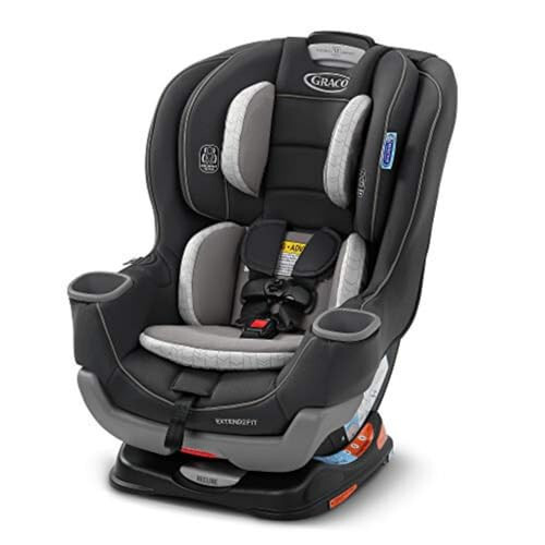 Graco Extend2Fit Convertible Car Seat, Rear-Facing and Forward-Facing, Extended Rear-Facing Seat Option, Redmond, Ideal for Newborns, Infants, and Toddlers - 1