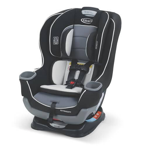 Graco Extend2Fit Dönüştürülebilir Bebek Oto Koltuğu, Arkalı ve İleri Yüzlü, Ek Bacak Mesafesi için Ayarlanabilir Uzatma Paneli, Gotham - 7