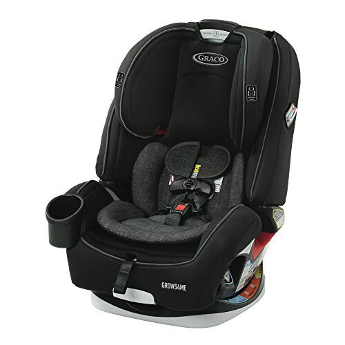 Graco Grows4Me 4 ta 1 Avtomobil O'rindig'i, Chaqaloqdan Bolalargacha Aylantiriladigan Avtomobil O'rindig'i va Takviylovchi O'rindiq, West Point Dizayni, 10 Yil Xavfsiz va Qulay Safarlar Uchun - 1