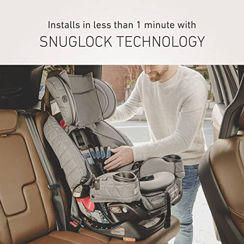 Graco® Premier 4Ever® DLX Extend2Fit® SnugLock® 4-in-1 Car Seat Featuring Anti-Rebound Bar - 4