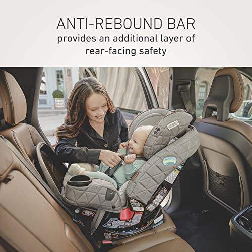 Graco® Premier 4Ever® DLX Extend2Fit® SnugLock® 4-in-1 Car Seat Featuring Anti-Rebound Bar - 5