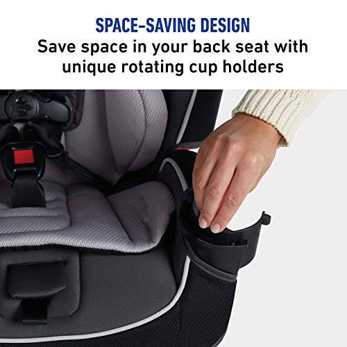 Graco SlimFit 3-in-1 Convertible Car Seat, Space Saving Design, Forward & Rear-Facing, Highback Booster Option - Annabelle - 10