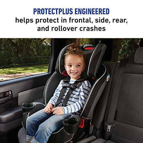 Graco SlimFit 3-in-1 Convertible Car Seat, Space Saving Design, Forward & Rear-Facing, Highback Booster Option - Annabelle - 11