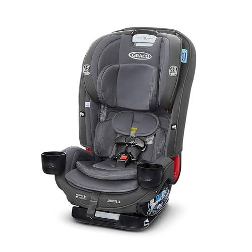 Graco SlimFit3 LX 3-in-1 Car Seat, Fits 3 Car Seats Across, Kunningham - 1