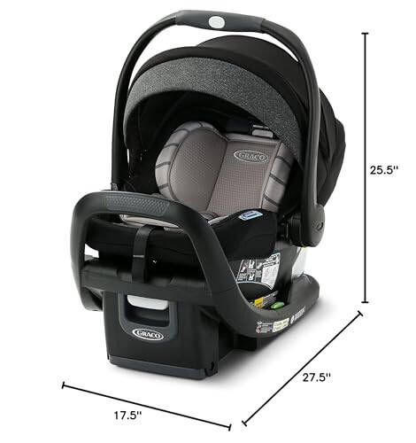 Graco SnugRide SnugFit 35 DLX Infant Car Seat, Maison - 7