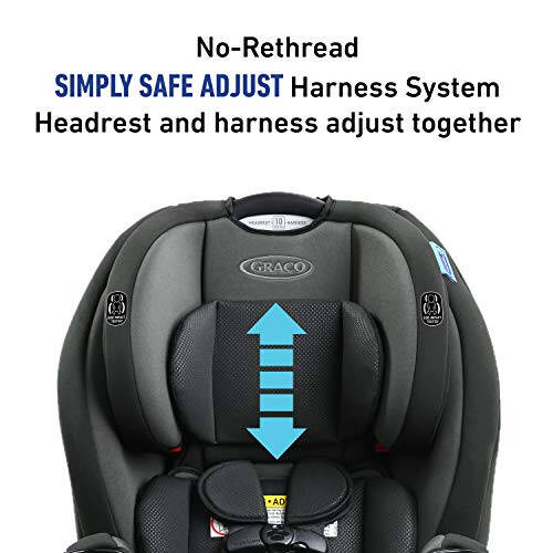 Graco TriRide 3-in-1 Reclining Car Seat, Clybourne - Rear & Forward Facing Car Seat, Highback Booster, Adjustable Headrest - 9