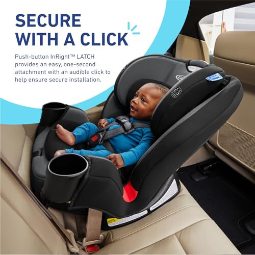 Graco TriRide 3-in-1 Reclining Car Seat, Clybourne - Rear & Forward Facing Car Seat, Highback Booster, Adjustable Headrest - 2