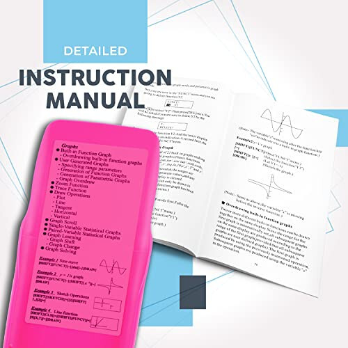 Grafik Fonksiyonlu Bilimsel Hesap Makinesi - Başlangıç ve İleri Düzey Öğrenciler, Lise veya Üniversite İçin Kullanımı Kolay Çoklu Modlar - 5