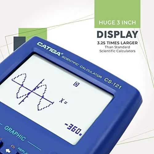 Scientific Calculator with Graphic Functions - Multiple Modes with Intuitive Interface - Perfect for Beginner and Advanced Courses, High School or College - 6