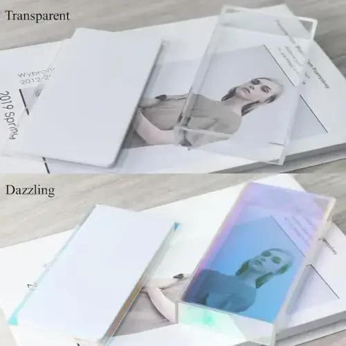 Grafting Soxta Kiprik Akril Kengaytma Palet Organizatori, Kiprik Kengaytma Yelim Pincet Plitalari Makiyaj Paleti, Chang'ga Chidamli Saqlash Qutisi Displey Trening Salon Uskunalari (Shaffof) - 3