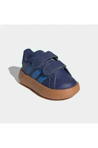 Grand Court 2.0 Kids Shoes-Dark Blue / Bright Royal / Gum - 5