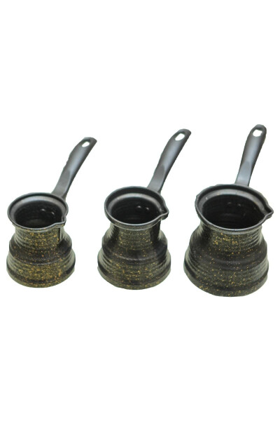 GRANITE COFFEE POT 3 PIECE SET - 3