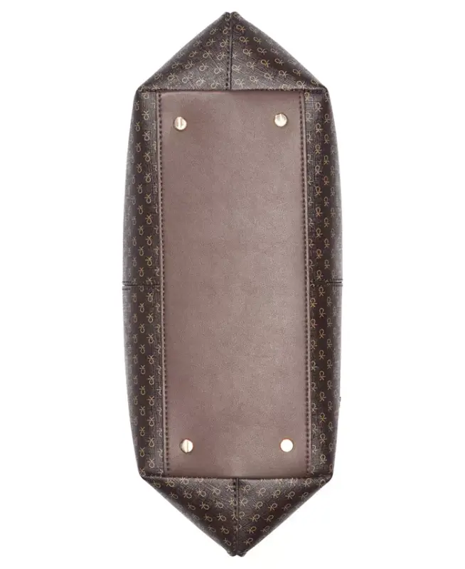 Granite Signature Triple Compartment Tote with Magnetic Snap-Brown Khaki - 3