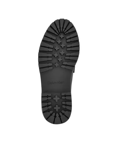 Women's Grant Lug Sole Penny Loafers - Black - 5