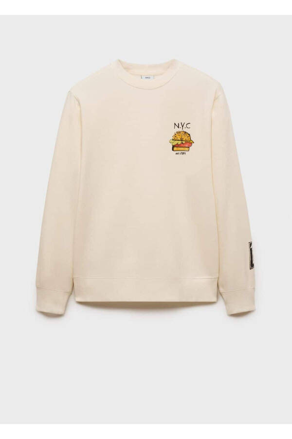 Graphic print cotton sweatshirt - 3