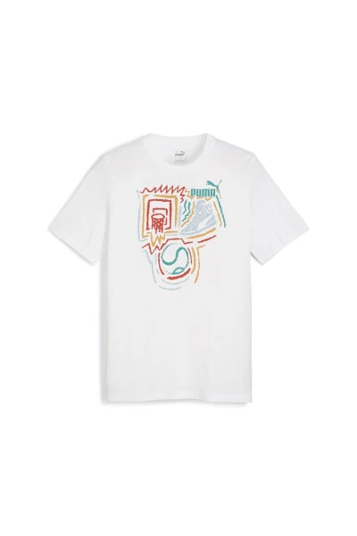 Graphics Year Of Sports Men's White Round Neck T-Shirt - 3