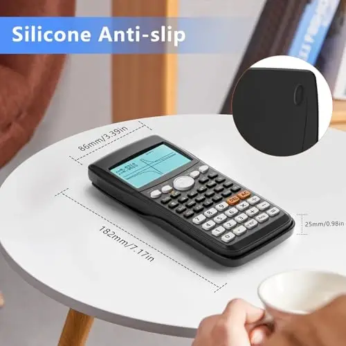 Graphing Calculator,IPepul Scientific Calculators 10 Modes /4 Graphing Functions,Desktop Math Calculator for College Students,School Supplies for Middle High School Teachers Office（Black） - IPEPUL (1)