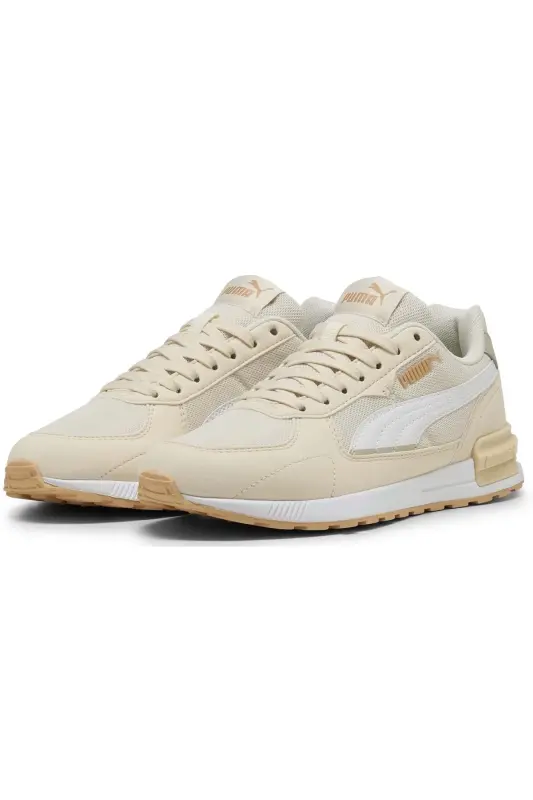 Graviton 380738 Unisex Spor Ayakkabı BEJ - Alpine Snow-PUMA White-Warm Beige - 2
