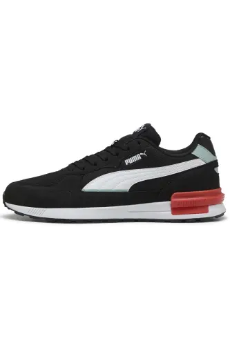 Graviton 380738 Erkek Spor Ayakkabı SİYAH-BEYAZ - PUMA Black-PUMA White-Modern Mint 