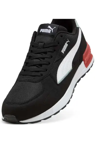 Graviton 380738 Erkek Spor Ayakkabı SİYAH-BEYAZ - PUMA Black-PUMA White-Modern Mint - 4
