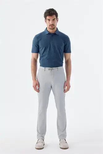Gray Comfort Fit Elastic Sport Pants - Modazone (1)