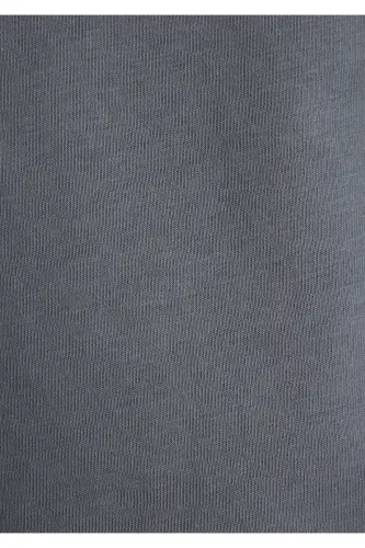 Gray Crop Basic T-Shirt Crop / Short Cut 1613072-85 - 7