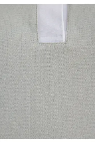 Gray Crop Polo T-Shirt Crop / Short Fit 1613000-700 - 2