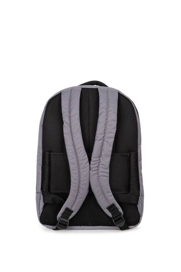 Gray Fabric Unisex Backpack 01pc001151 - 3