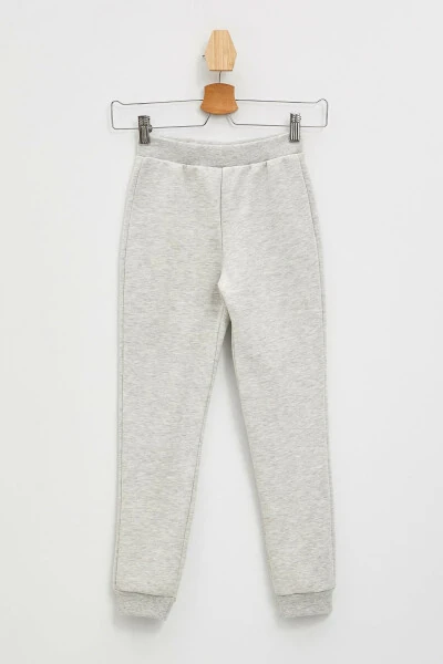Gray Girls Elastic Waist Sweatpants - DEFACTO