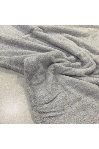 Gray Hand Towel 4-Pack Hotel Hairdresser Barber Towel 100% Cotton 200 Gr/Piece 50x90 Cm-Gray - 3